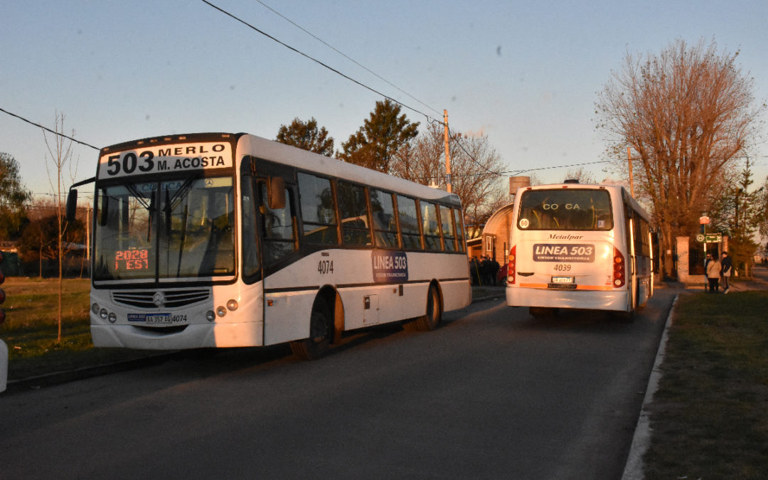 VUELVEN LOS RECORRIDOS DE COLECTIVOS A MARIANO ACOSTA