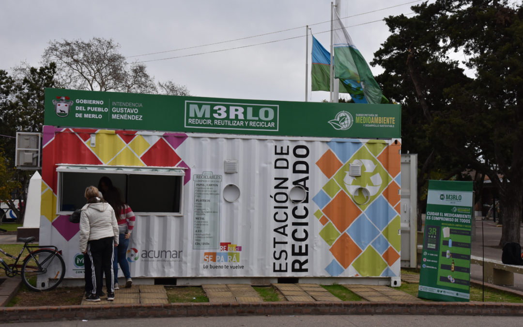 MERLO TIENE ESTACIÓN DE RECICLADO