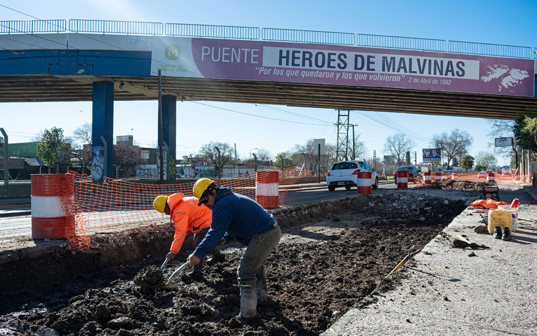 AVANZA OBRA DE REPAVIMENTACIÓN DE AVENIDA RIVADAVIA