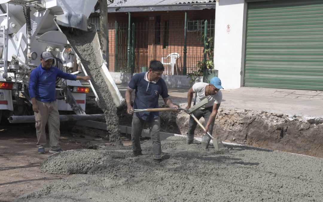 COMENZARON LAS OBRAS EN BARRIO POMPEYA