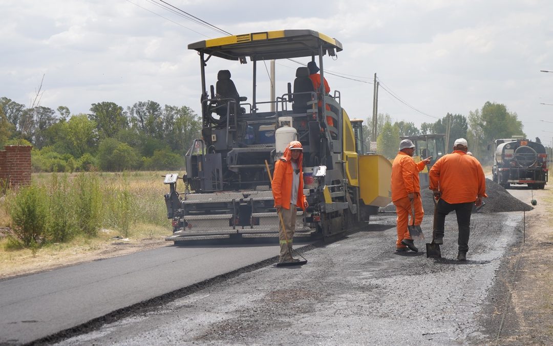 CONTINÚAN LAS OBRAS EN MARIANO ACOSTA